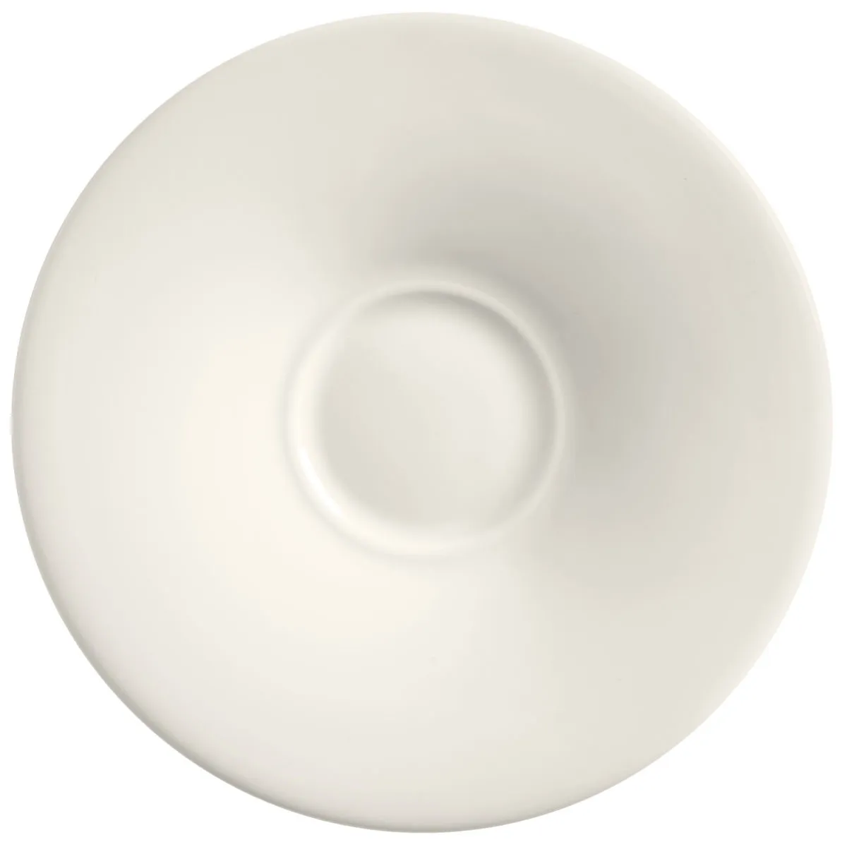 Piattino espresso Premiora VEGA; 12.5 cm (Ø); bianco crema; rotonda; 12 pz. / confezione