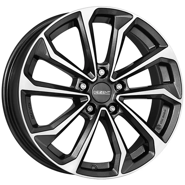 CERCHIO IN LEGA DEZENT KS dark 7x17 5x114.3 ET 43.5 GUNMETAL/POLISHED