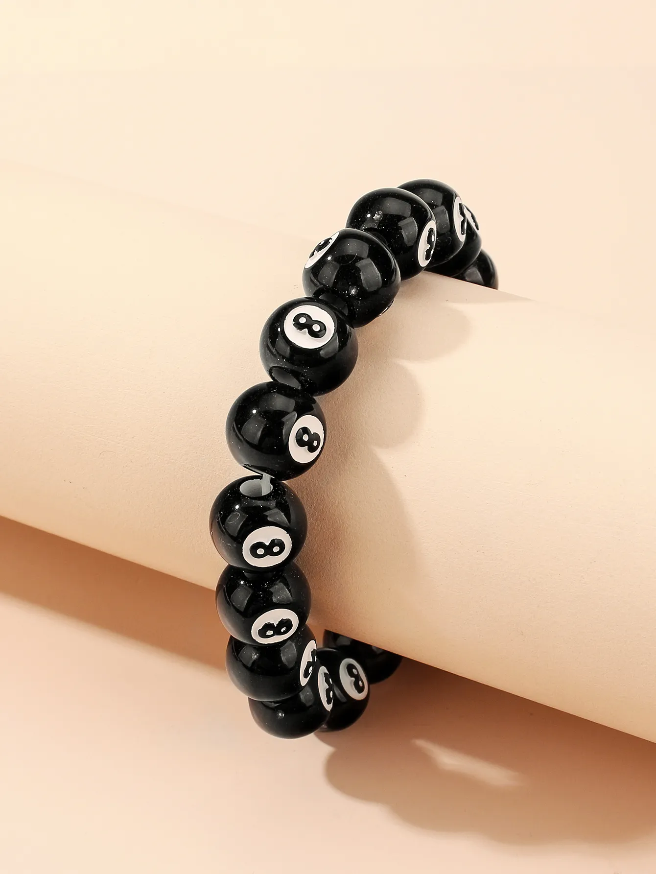 Biliardo creativo nero 8 braccialetto per bambini 1