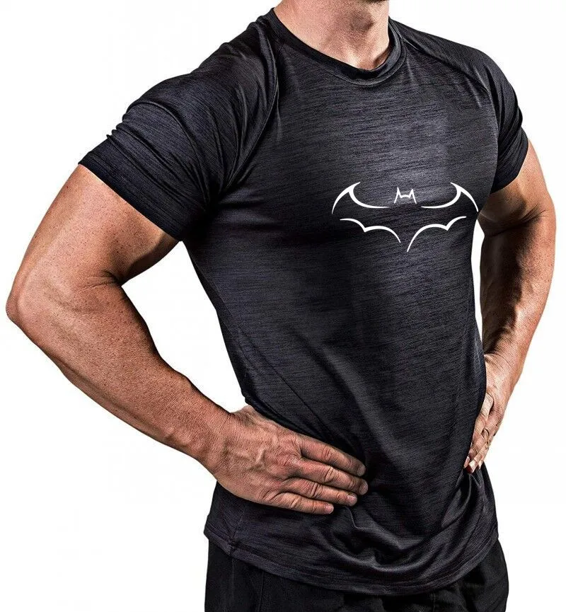 Muscle cross-border light board sport fitness a maniche corte T-shirt da uomo gillo elasticizzato esercizio di allenamento abiti attillati