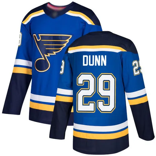 Maglia St. Louis Blues Vince Dunn #29 Royal Blue Authentic Home da uomo