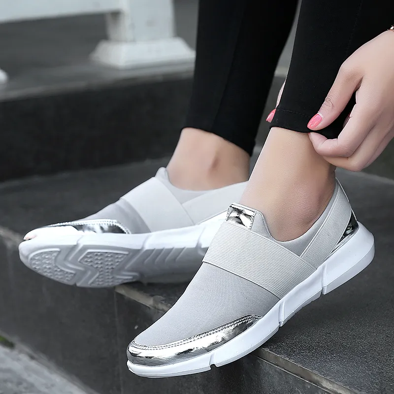 Scarpe da donna di grandi dimensioni 2019 nuove scarpe casual sportive one-step suola morbida comode vecchie scarpe di stof di Pechino madri nili ant