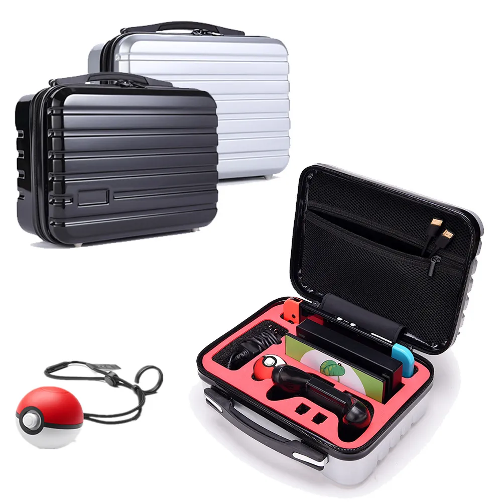 Scatola portaoggetti per switch Nintendo ns borsa portaoggetti per console di gioco set completo di accessori borsa di protezione valigia rigida anti