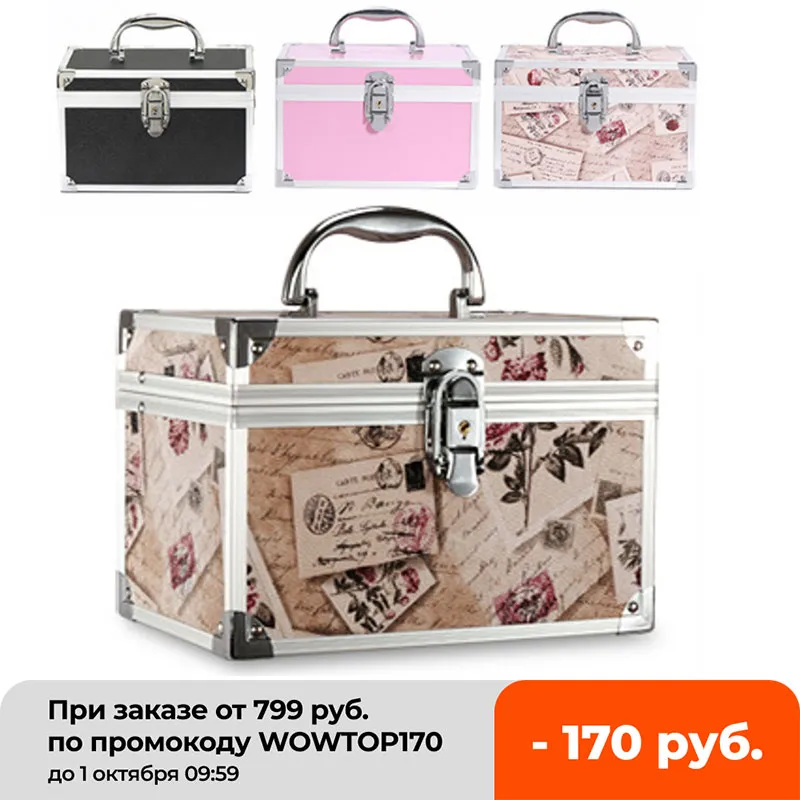 Valigie per borse cosmetiche professionali portatili per cosmetici Custodia per cosmetici da viaggio per donna di grande capacità