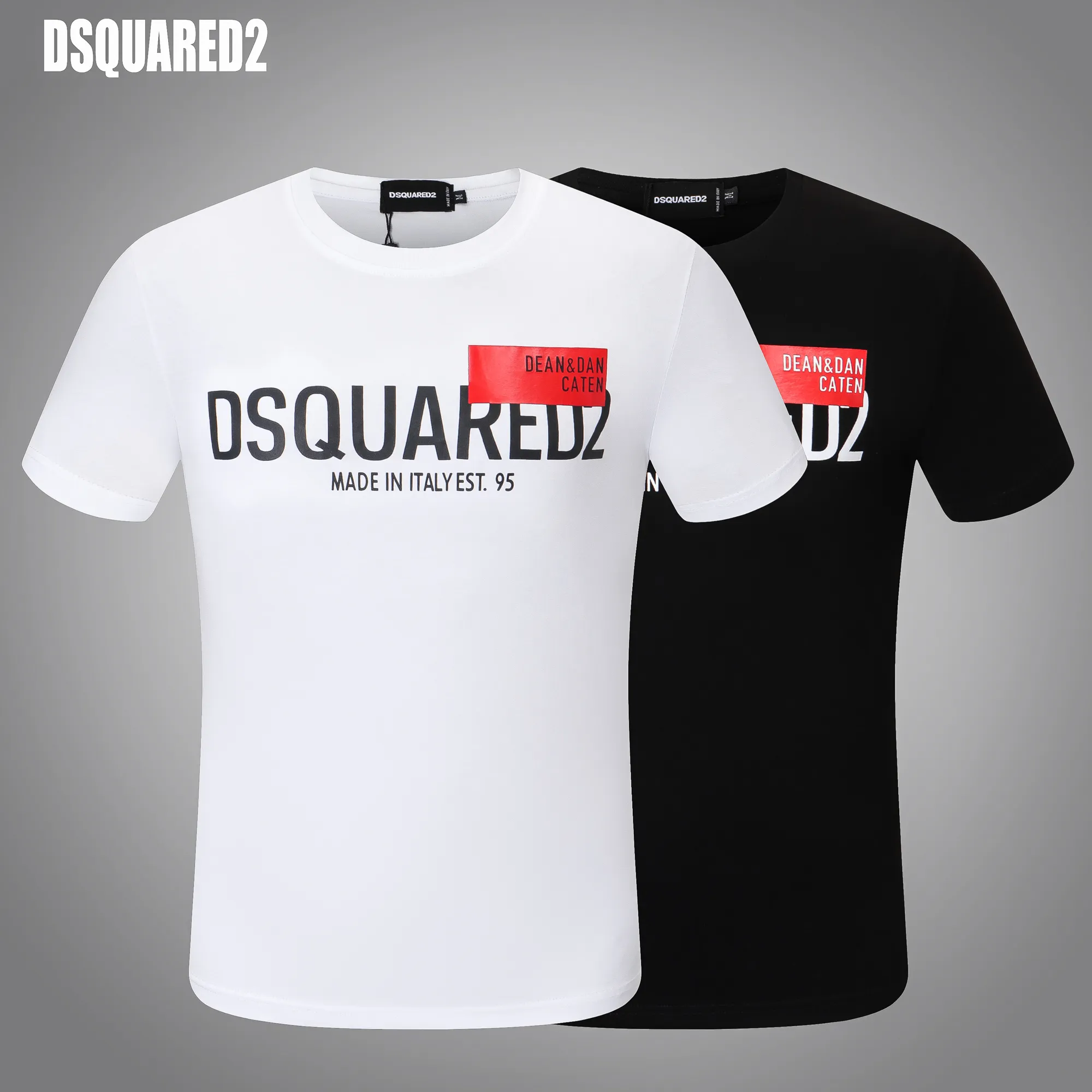 La nuova maglietta casual a maniche corte di DSquared2 con stampa foglia d'acero