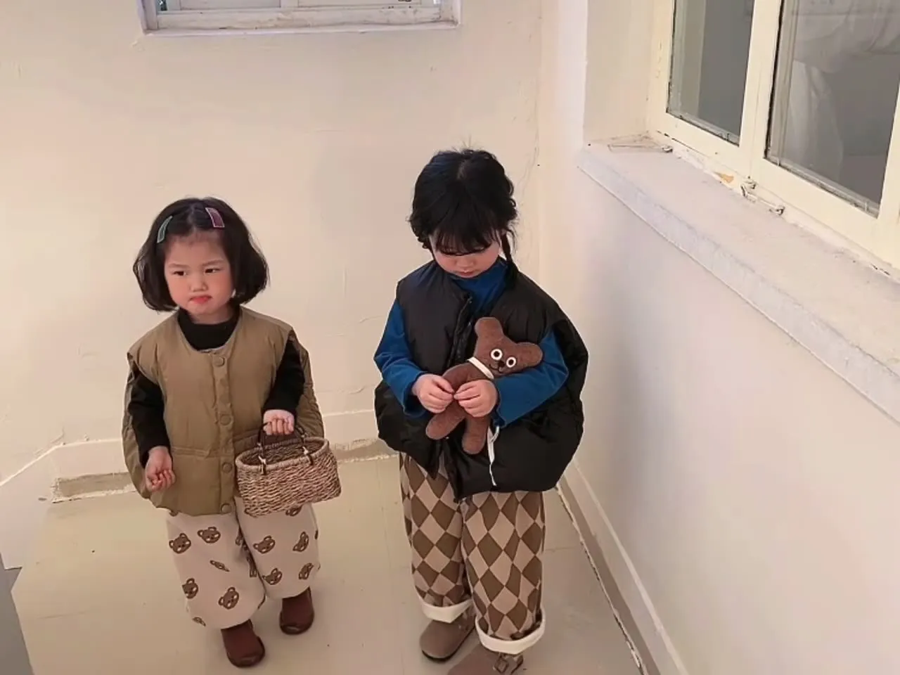 Abbigliamento per bambini inverno coreano breve gilet di cotone sciolto ragazzi e ragazze bambino stile straniero