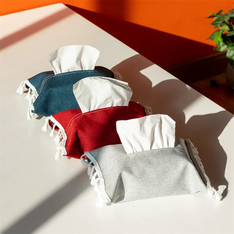 (Vendite dirette della fabbrica) Eid al Adha Nordic ins cotone e lino panno carta artistica set camera modello casa auto hotel sacchetto del tessuto