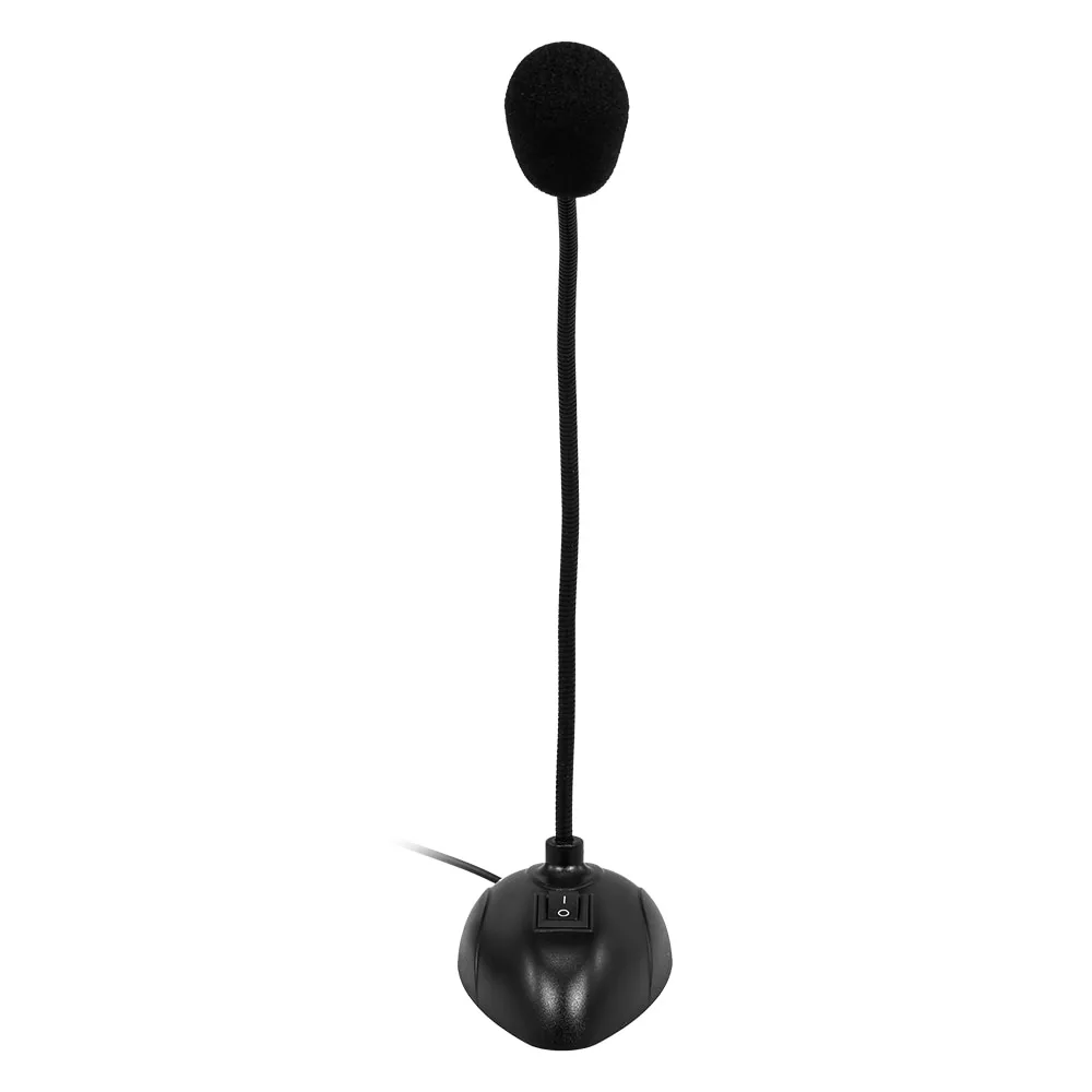 Microfono per computer Microfono capacitivo da tavolo Microfono cablato Interfaccia da 3,5 mm per chat vocale conferenza conferenza