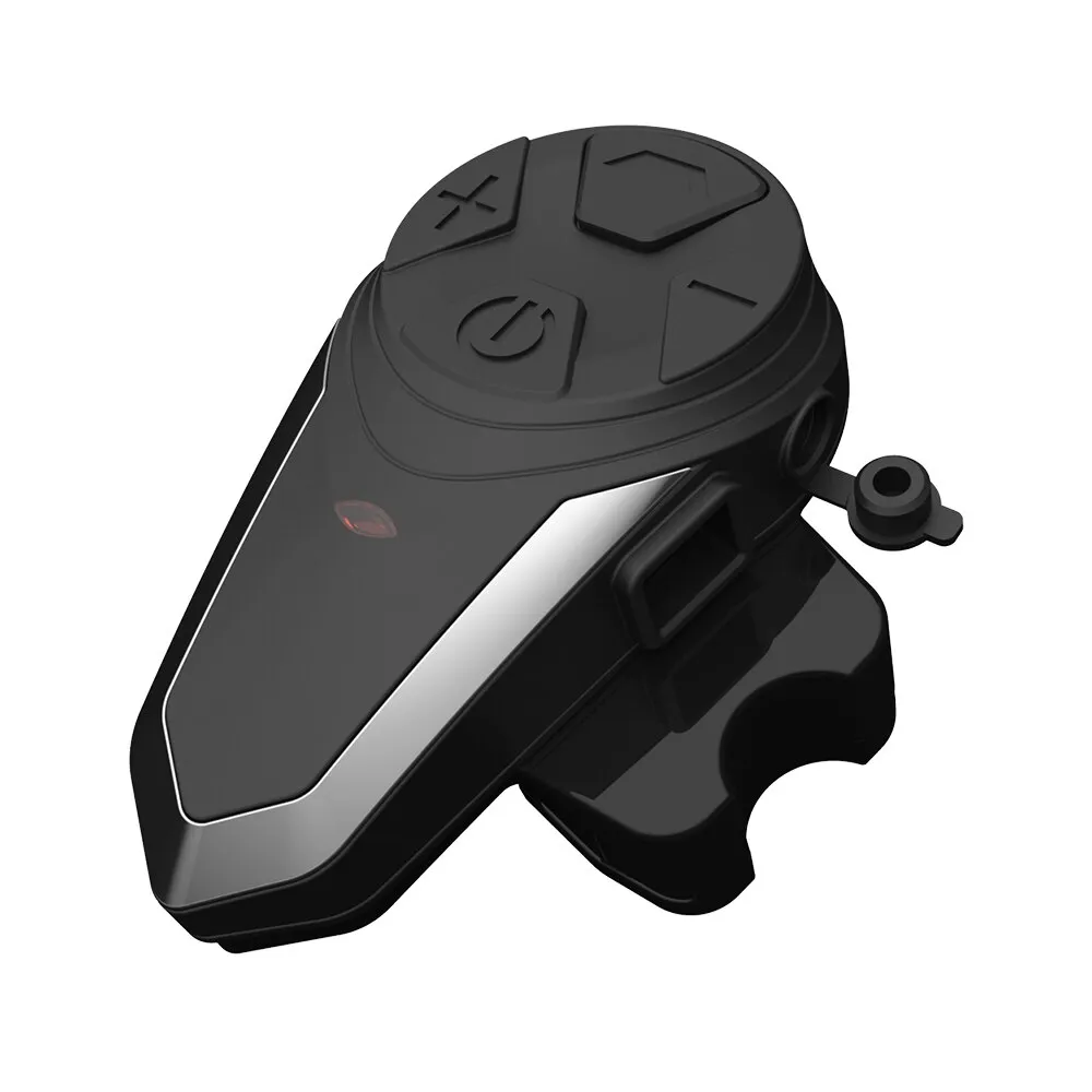 Nuovo Bluetooth Moto Casco Interfono BT Cuffie Auricolari Radio FM MP3 GPS Walkie-Talkie Citofono da sci impermeabile 800-1000m