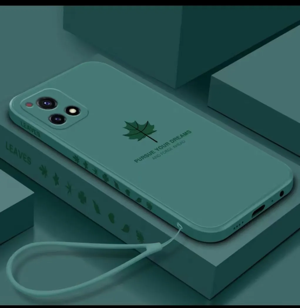 Custodia protettiva Apple phone case Lusso Altro morbido cordoncino foglie d'acero Cubo iPhone 12 / iPhone 12 Pro iPhone 12 Pro Max