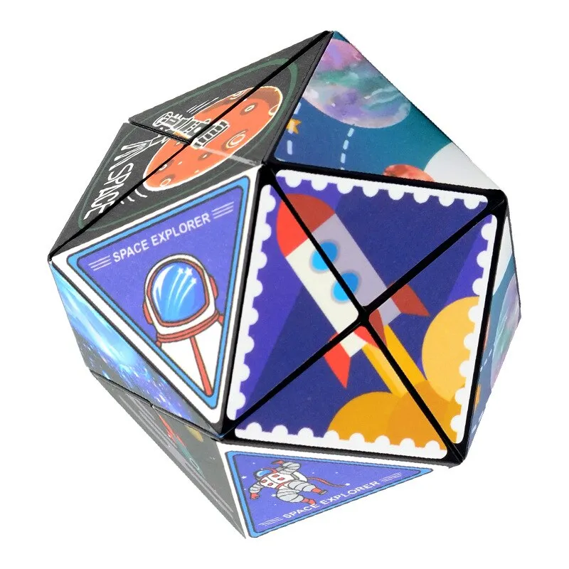 New Infinity Magic Cube Toy Forma illimitata Space Prodotto cognitivo Anti Stress Puzzle Cube Autismo Decompressione Giocattolo della punta delle dit