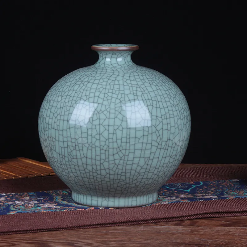 Nuovo stile vaso di melograno incrinato nell'antico forno ufficiale di Jingdezhen Fashion