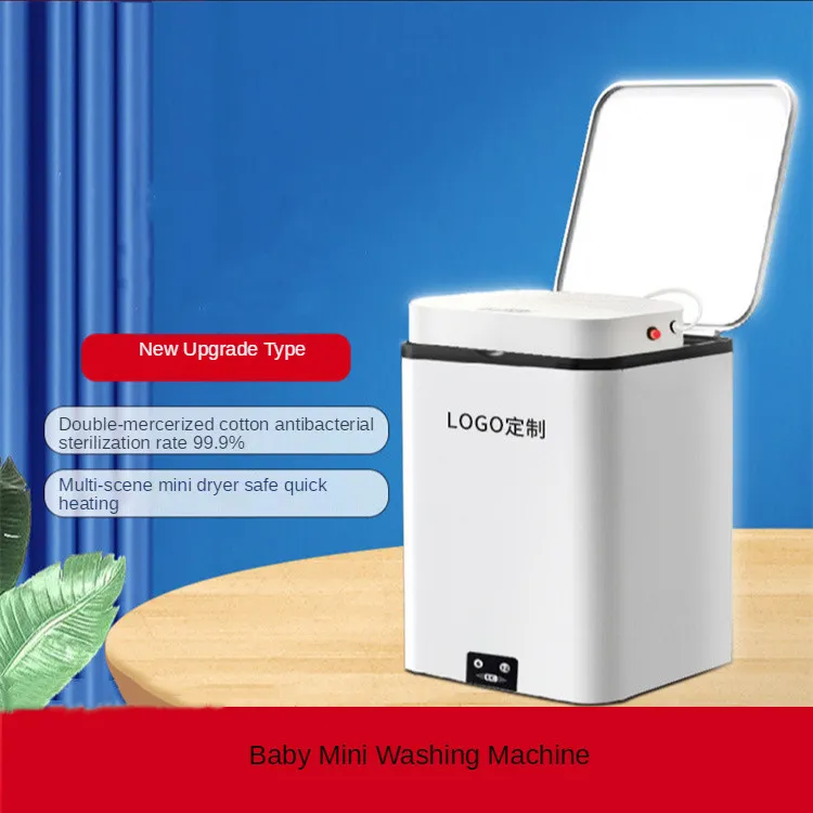 Mini lavatrice multifunzionale per studenti per il lavaggio di calzini e disinfezione della biancheria intima mini lavatrice semiautomatica
