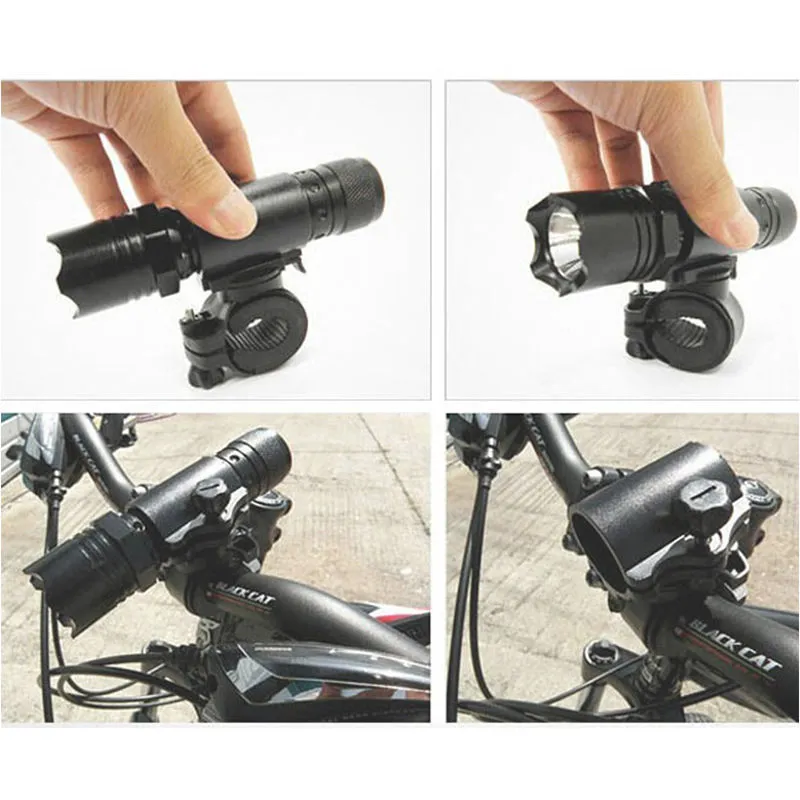 Supporto per luce per mountain bike Supporto per torcia elettrica Supporto per bicicletta Supporto per luce Accessori per supporto
