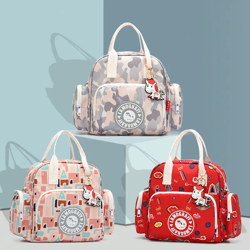 Borse borse da donna 2021 nuova borsa mamma stampata piccola borsa madre multifunzionale moda tracolla messenger madre e borsa bambino