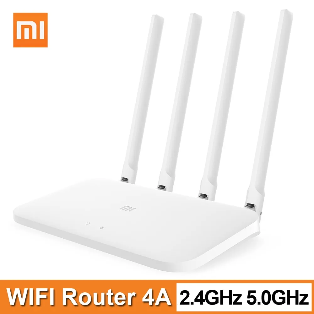Xiaomi Mi Router 4A Wireless WiFi 2.4GHz 5.0GHz Dual Band 1167Mbps Ripetitore WiFi 4 Antenne Estensore di rete 64MB passante