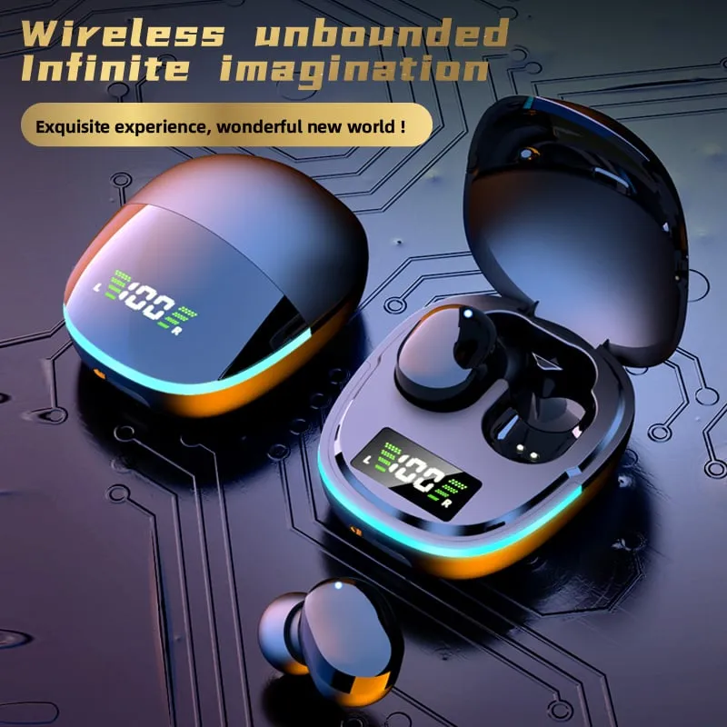 S190 Pro Buds Auricolari wireless Auricolari compatibili Bluetooth In r Auricolari sportivi con display digitale a LED