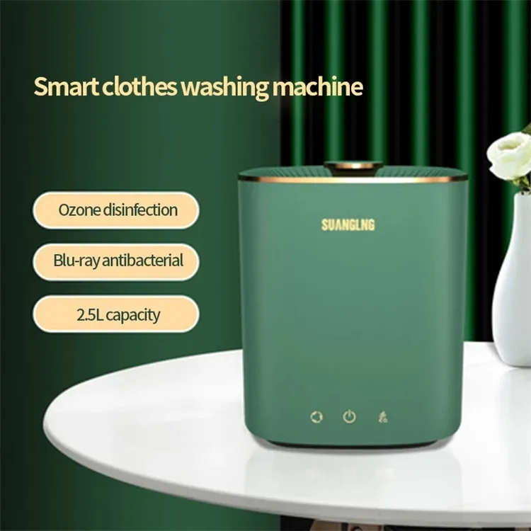 Mini lavatrice per disinfezione con ozono da 2,5 litri Lavatrice portatile per biancheria intima per calze Macchina per la pulizia della casa