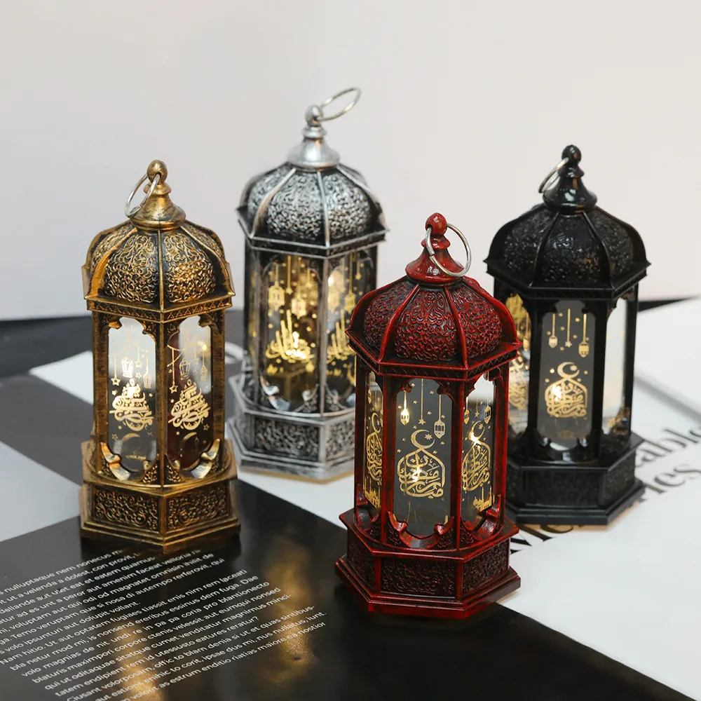 Nuovi arrivi LED Ramadan lanterne lanterne elettroniche illunazione decorazione lampadari decorazioni luci notturne per la casa (compresa l'elettroni