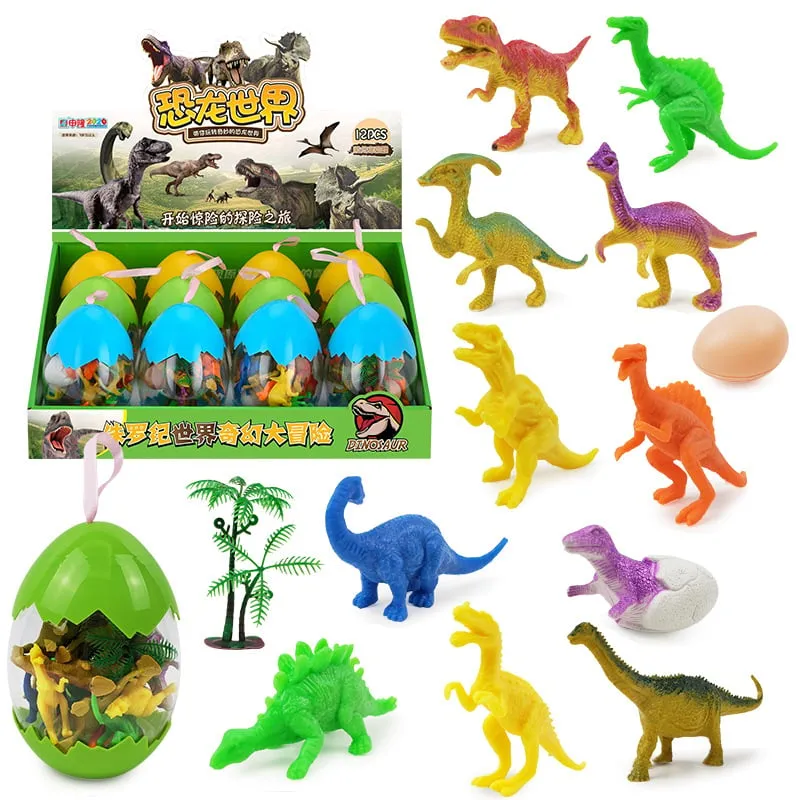 7-14 anni Plastica Unisex singolo dinosauro Abilità cognitive Enciclopedia naturale Giocattoli simulati giocattoli per bambini Ramadan Colore casuale