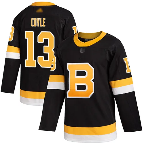 Boston Bruins Charlie Coyle #13 Nero Authentic Alternate Jersey da uomo