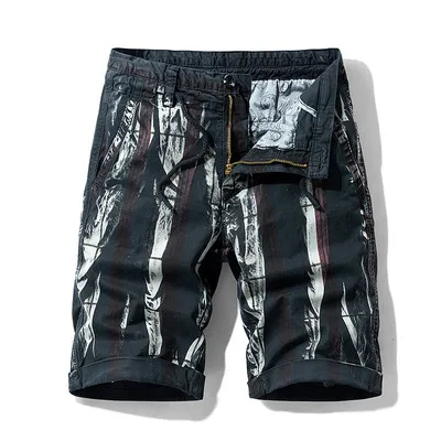 Pantaloncini cargo mimetici da uomo estivi in ​​cotone casual multi-tasca pantaloni corti tattici militari maschili Camo Beach Board Shorts da uomo