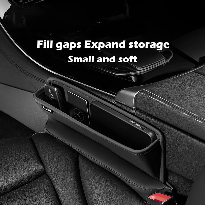 [Consegna in 48 ore] CICIDO seggiolino auto gap storage box gap plug due in uno scatola di immagazzinaggio forniture per la decorazione dell'auto Daq