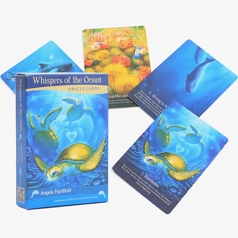 Modelli caldi The Voice of the Ocean Oracle Cards sussurra di ocean oracle cardsTarocchi