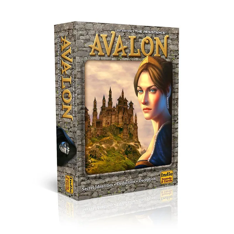 Nuova carta Avalon Gioco da tavolo Avalon Gioco da tavolo inglese