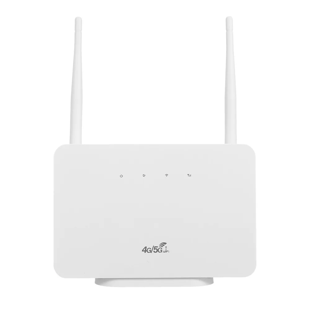 Router wireless 4G Router LTE CPE Router wireless 300Mbps con 2 antenne esterne ad alto guadagno Slot per scheda SIM Versione europea