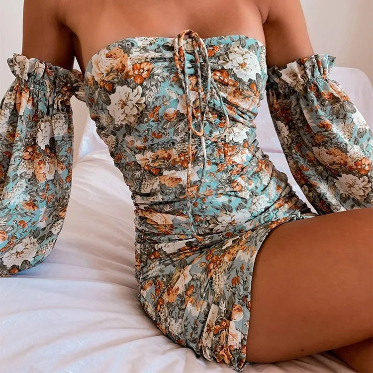 I nuovi prodotti estivi delle donne europee e americane moda creativa bikini carino stampa abito casual sciolto