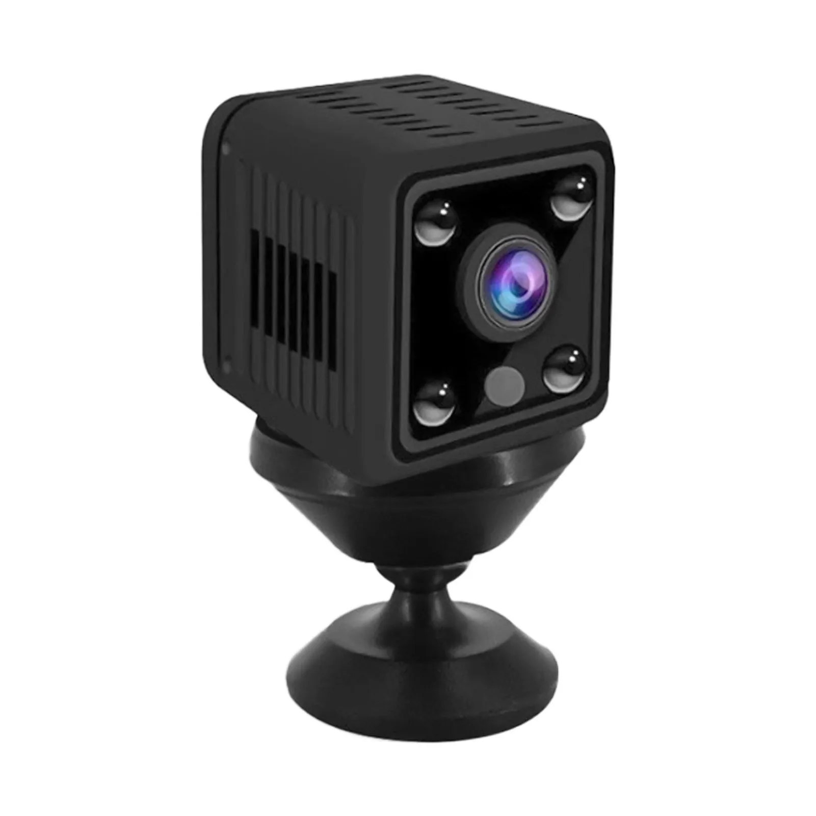 Mini videocamera 1080P Videocamera Full HD Videocamera 155 ° Grandangolare IR Visione notturna Rilevazione del movimento Funzione WiFi per la casa de