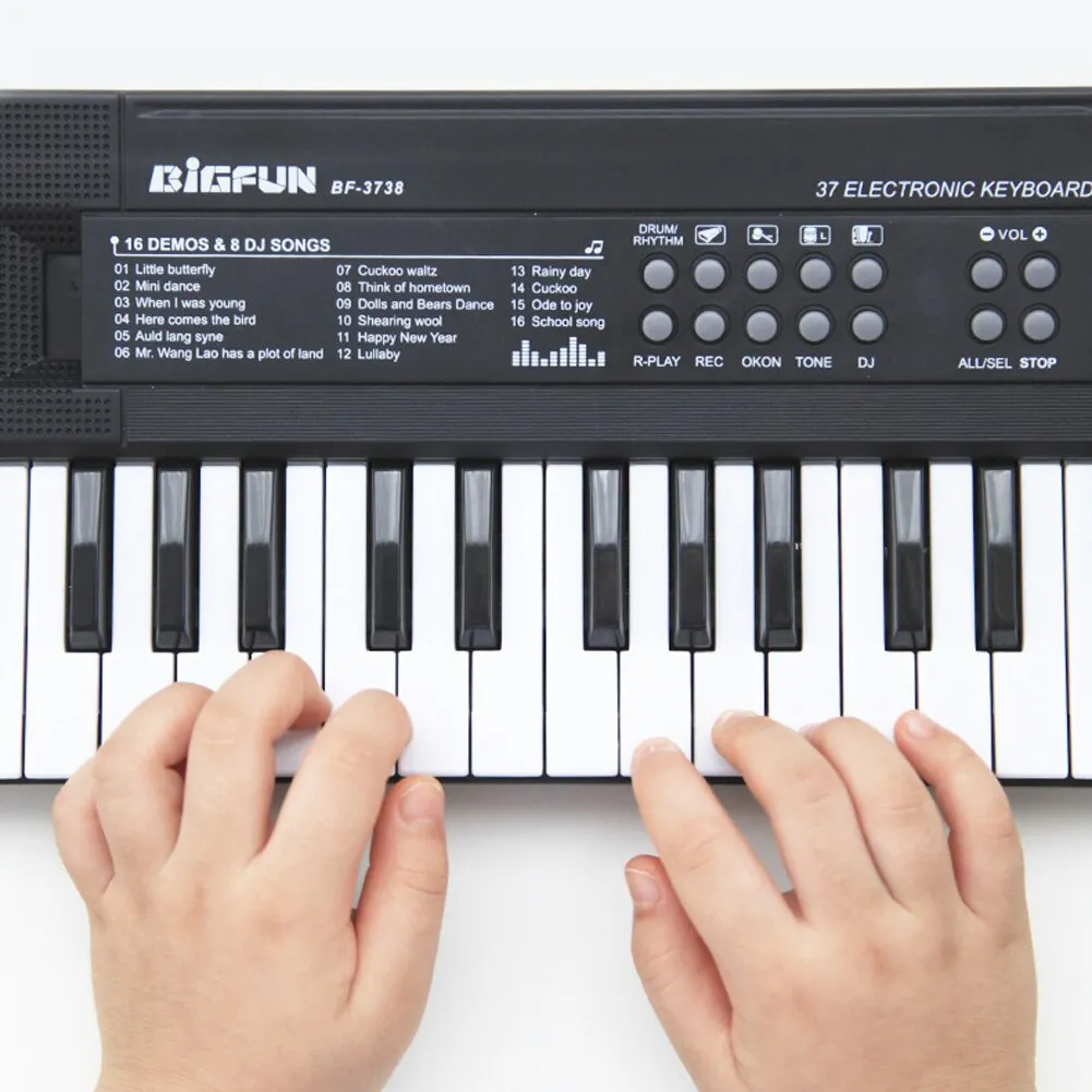 61 tasti musica digitale tastiera elettronica per bambini pianoforte elettrico multifunzionale per studenti di pianoforte con funzione microfono
