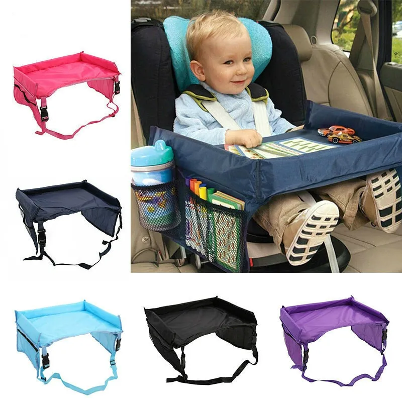 Impermeabile Baby Car Seat Box Box Vassoio Food Rack Scrivania Bambini Portatile Automobile Bambini Bambini