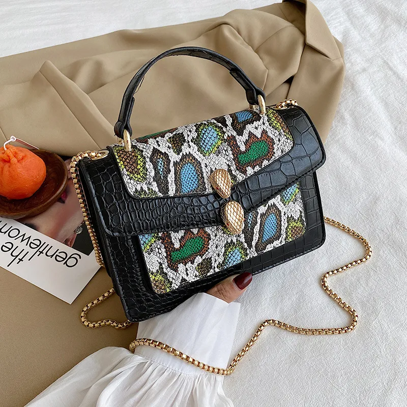 Gucci estate portatile piccola borsa quadrata catena di moda One Shoulder Messenger Bag piccola borsa quadrata marchio Fashion New Style