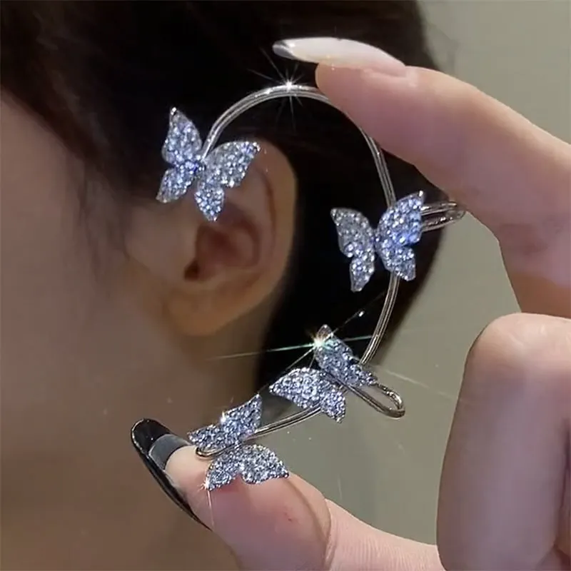 Orecchini di polsino 'orecchio a rlla di stile corno di modo geometrici semplici orecchini penetranti lsi per le donne senza gioielli penetranti