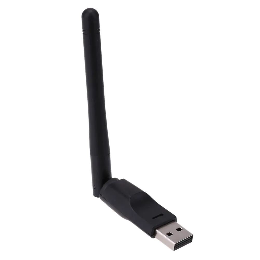 Scheda di rete wireless 150Mbps 2.4G USB 2DBi Antenna WiFi Adattatore LAN Scheda di rete Dongle Ralink per PC laptop