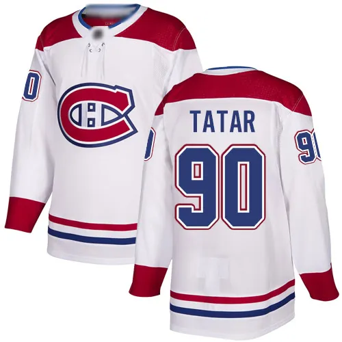 Maglia Montreal Canadiens Tomas Tatar #90 bianca Authentic Away da uomo