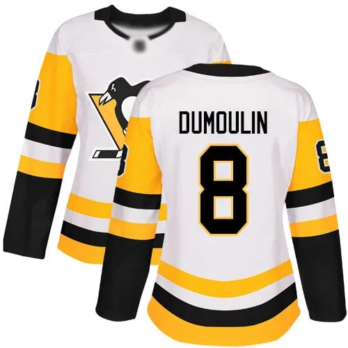 Maglia Pittsburgh Penguins Brian Dumoulin #8 bianca Premier Away da donna