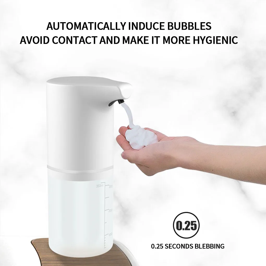Distributore automatico di sapone senza contatto disinfettante per le mani dispositivo di ricarica a induzione a infrarossi dispenser di sapone intel