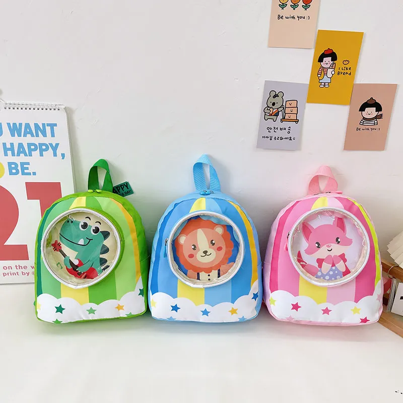 2021 nuovo zaino per bambini Coreano simpatico cartone animato scuola materna sacchetto di scuola ragazzi e ragazze spuntini da viaggio piccolo zaino