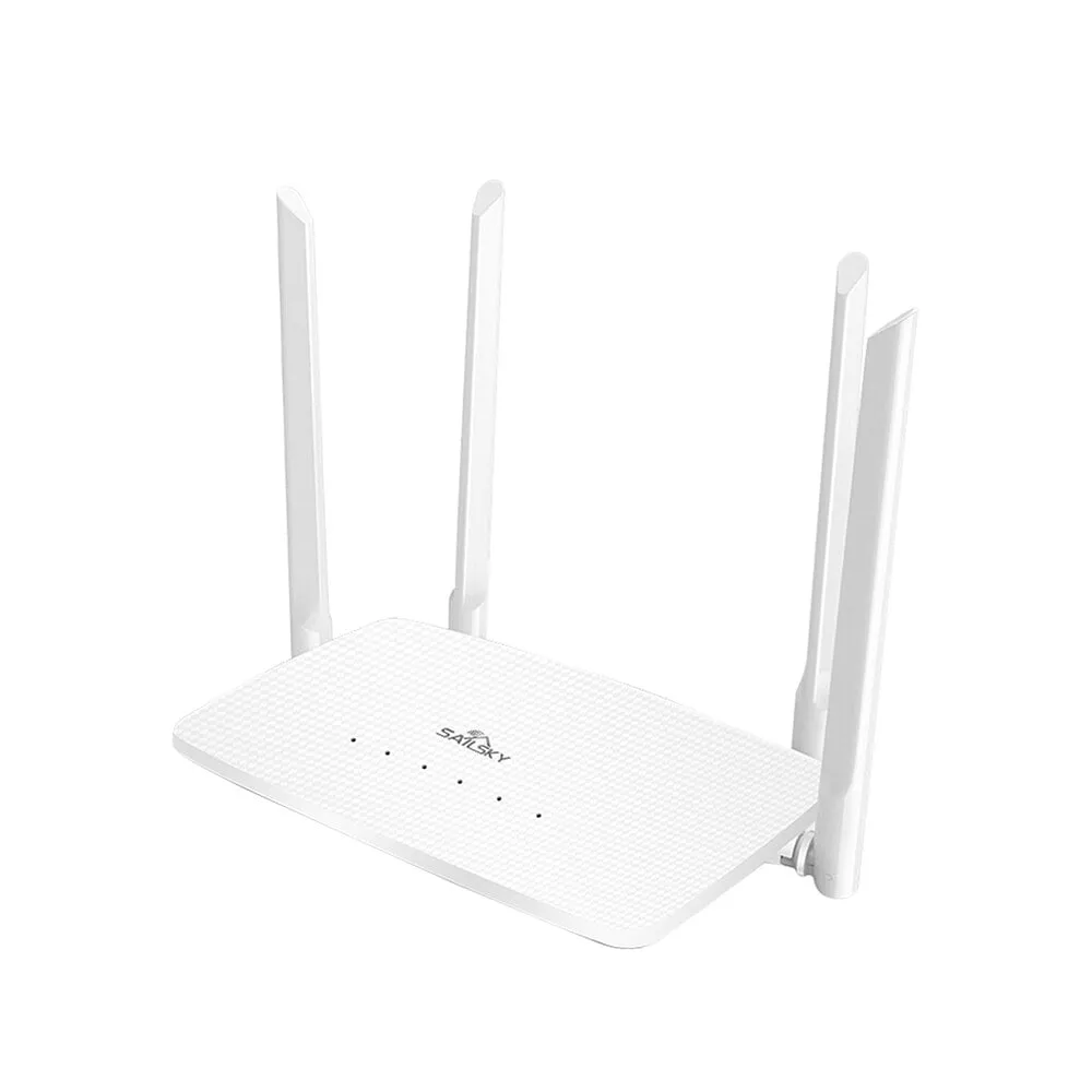 XM286 Router WiFi 4G LTE Router wireless ad alta velocità 300Mbps con 4 antenne esterne ad alto guadagno Slot per scheda SIM Spina europea