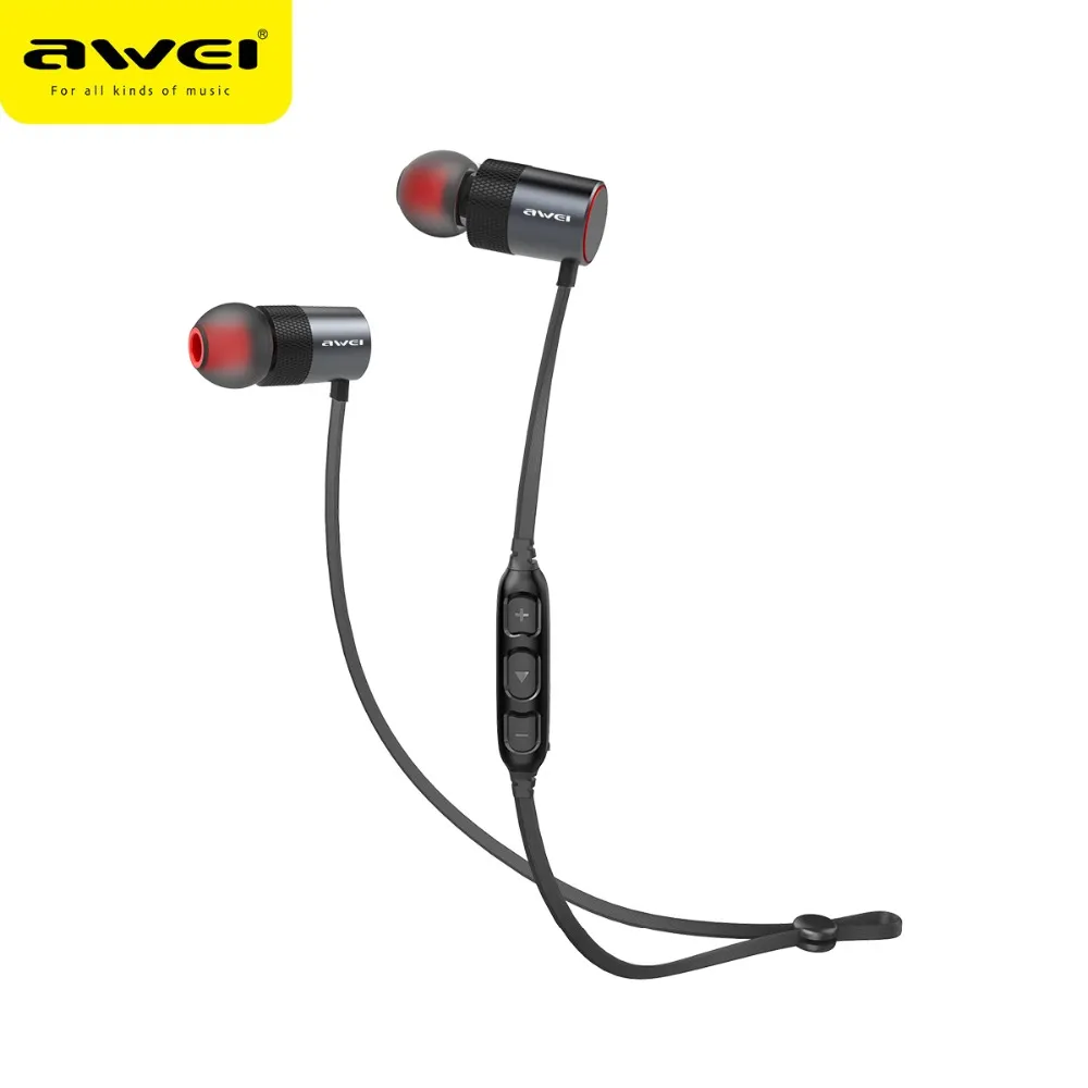 AWEI AK2 TWS Dual Dy Dy Dynamic Drive Auricolari Wired Bluetooth 5.1 Microfono semi-in-ear Touch Touch a mani libere