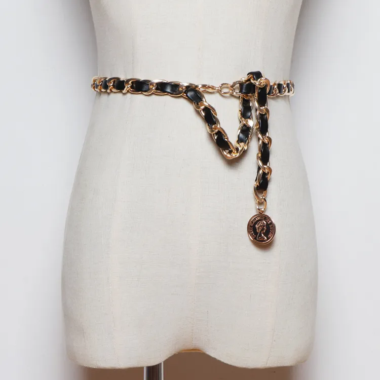 2020 personalitÃ  signore catena della vita delle donne di corrispondenza del vestito maglione catena accessori in metallo decorazione della cintura