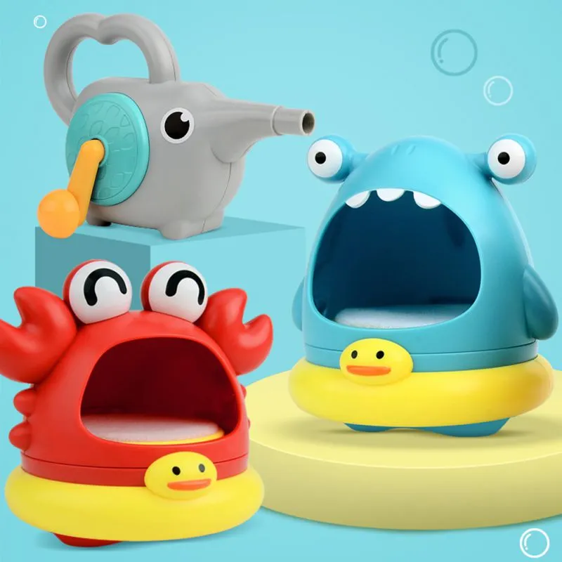Baby Bath Bubble Toy Bubble Crab Bubble Blower Bubble Machine con filastrocca Giocattoli per neonati Bambini Bambini