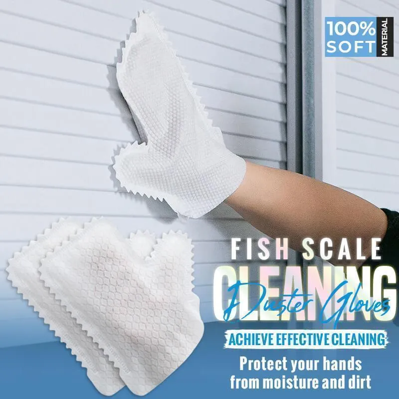 10 pezzi/set di guanti per la rimozione della polvere per la pulizia delle squame di pesce per la pulizia della finestra attraverso gli utensili da c