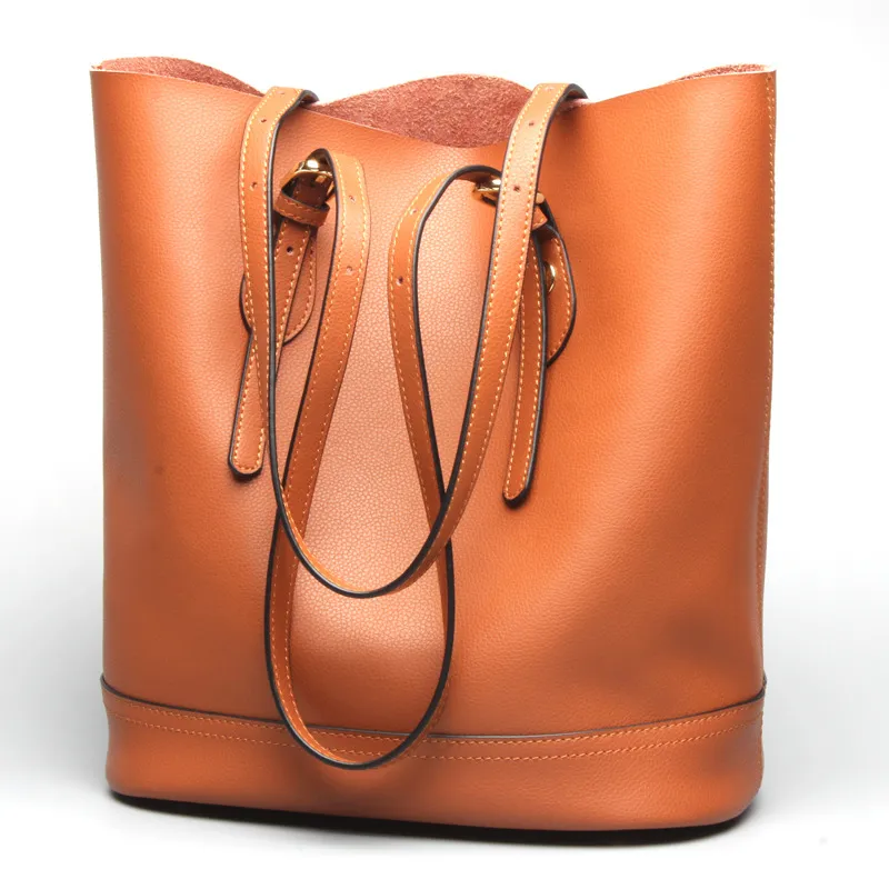 Borse da donna nuova moda semplice borsa a tracolla di grande capacità borsa a tracolla con manico singolo borsa da donna in pelle bovina primo strat