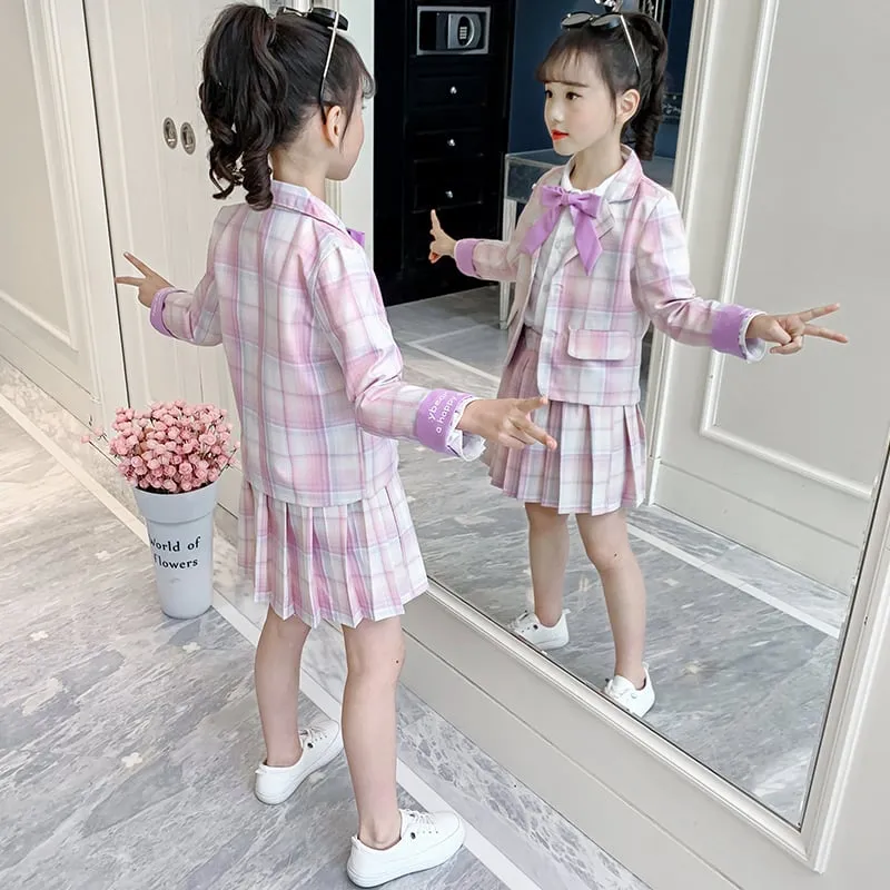 Vestito da ragazza autunno 2021 nuovo vestito autunnale alla moda per bambini casual in stile coreano per bambina straniera in stile coreano