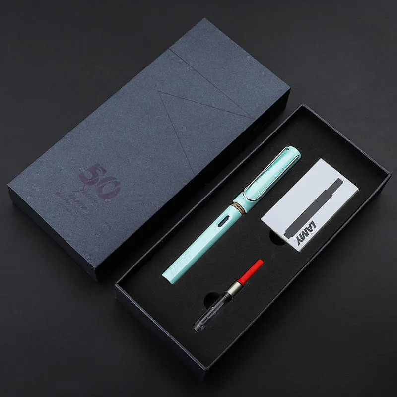 Penna stilografica tedesca Lingmei serie Sari regalo aziendale 50° anniversario confezione regalo penna stilografica di fascia alta