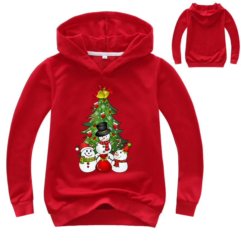 Abbigliamento per bambini del commercio estero transfrontaliero Natale Regali per l'albero di Natale Felpa con cappuccio con cappuccio genitore-figli